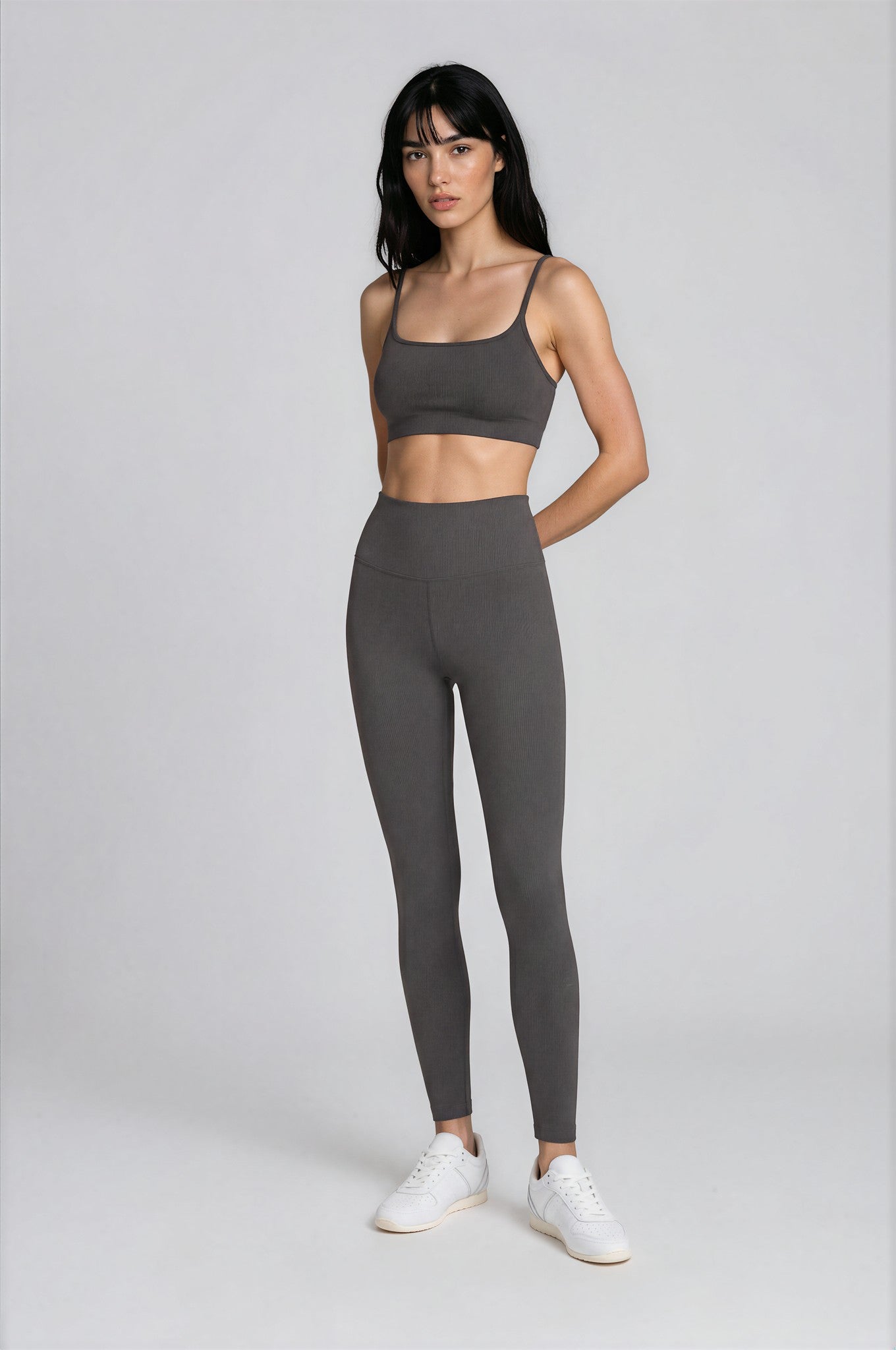 * NEW DROP * GRAPHITE RIBBED - TIMELESS LEGGINGS