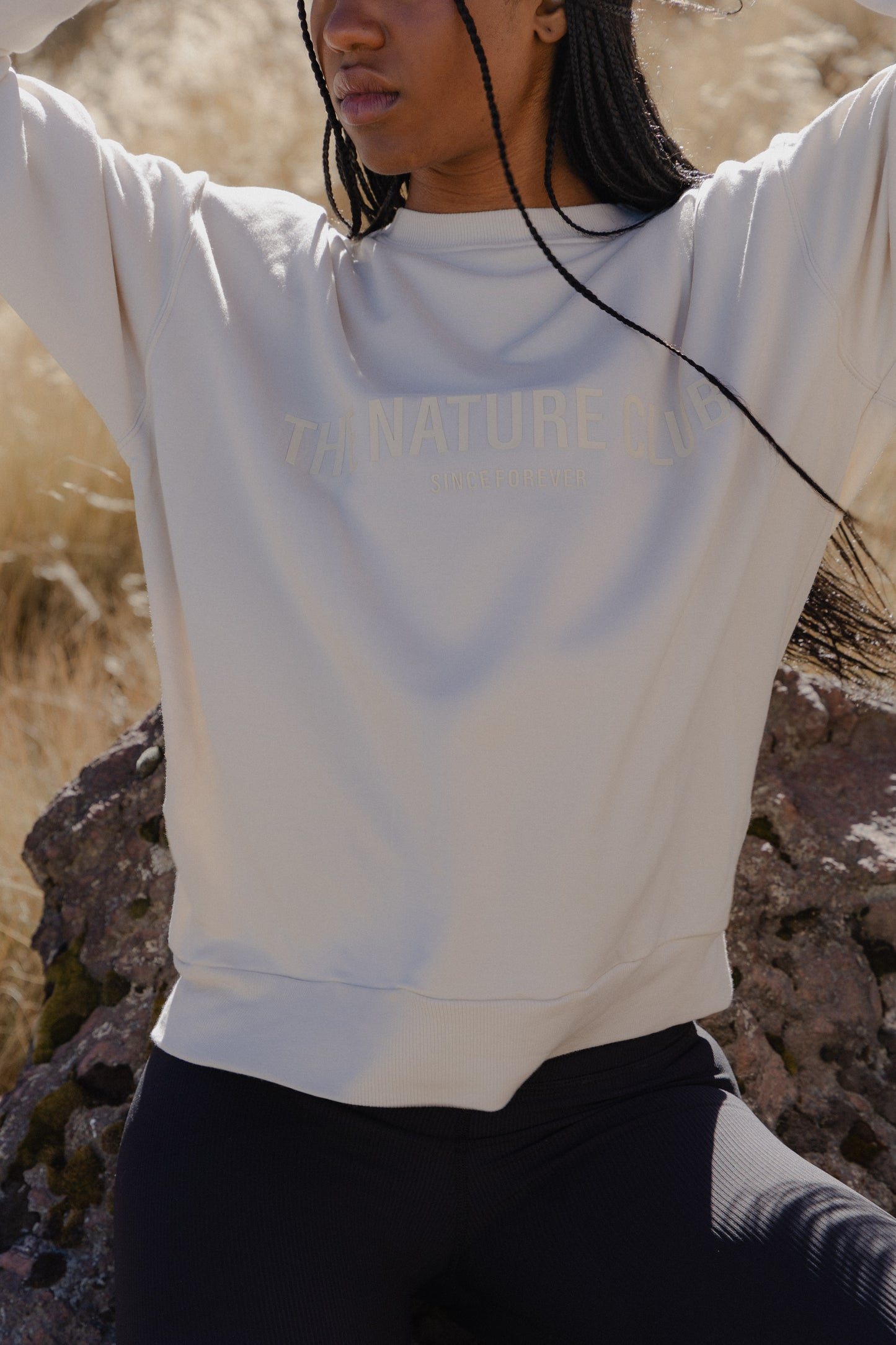 OVERSIZED SWEATSHIRT - SOFT SAND