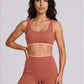 THE EXPERIENCE TIMELESS BRA - TERRACOTA & PEACH NEON