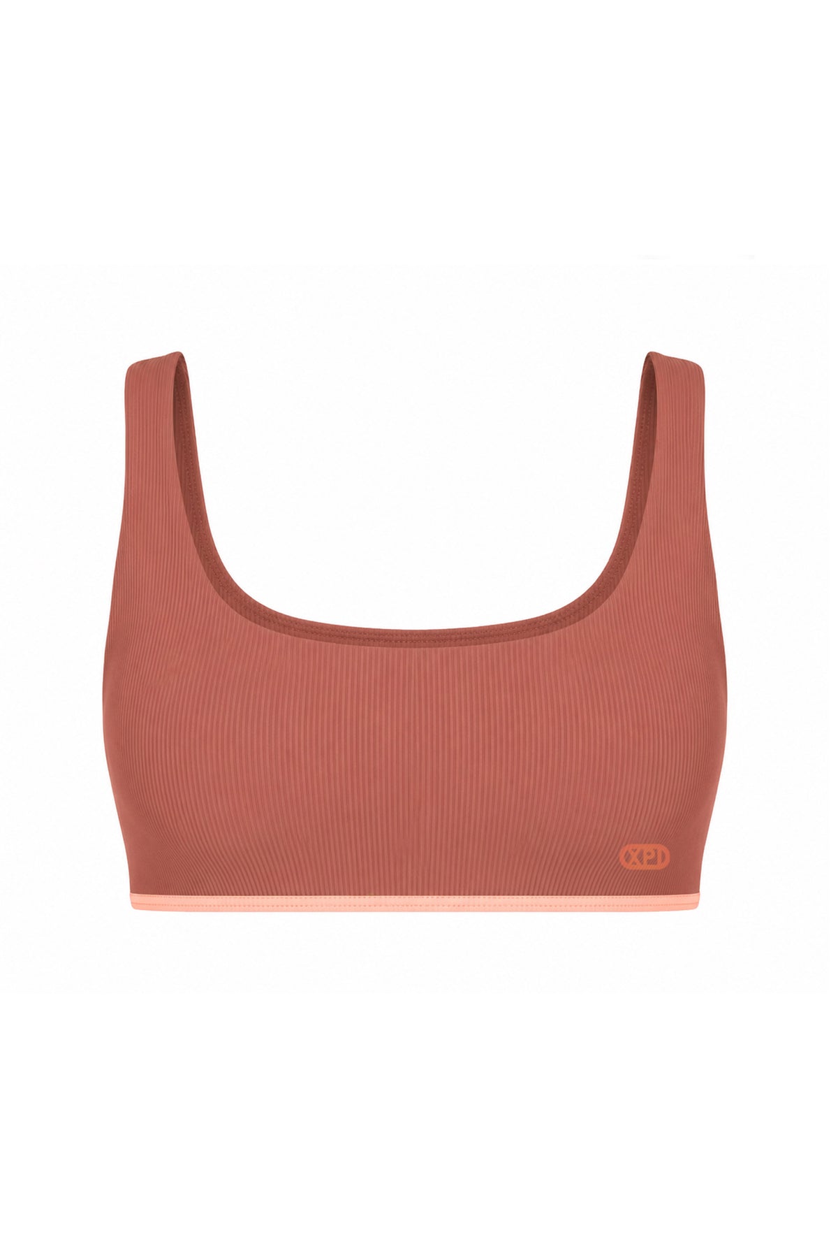 THE EXPERIENCE TIMELESS BRA - TERRACOTA & PEACH NEON