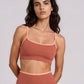THE EXPERIENCE STRAP TOP LOW - TERRACOTA & PEACH NEON
