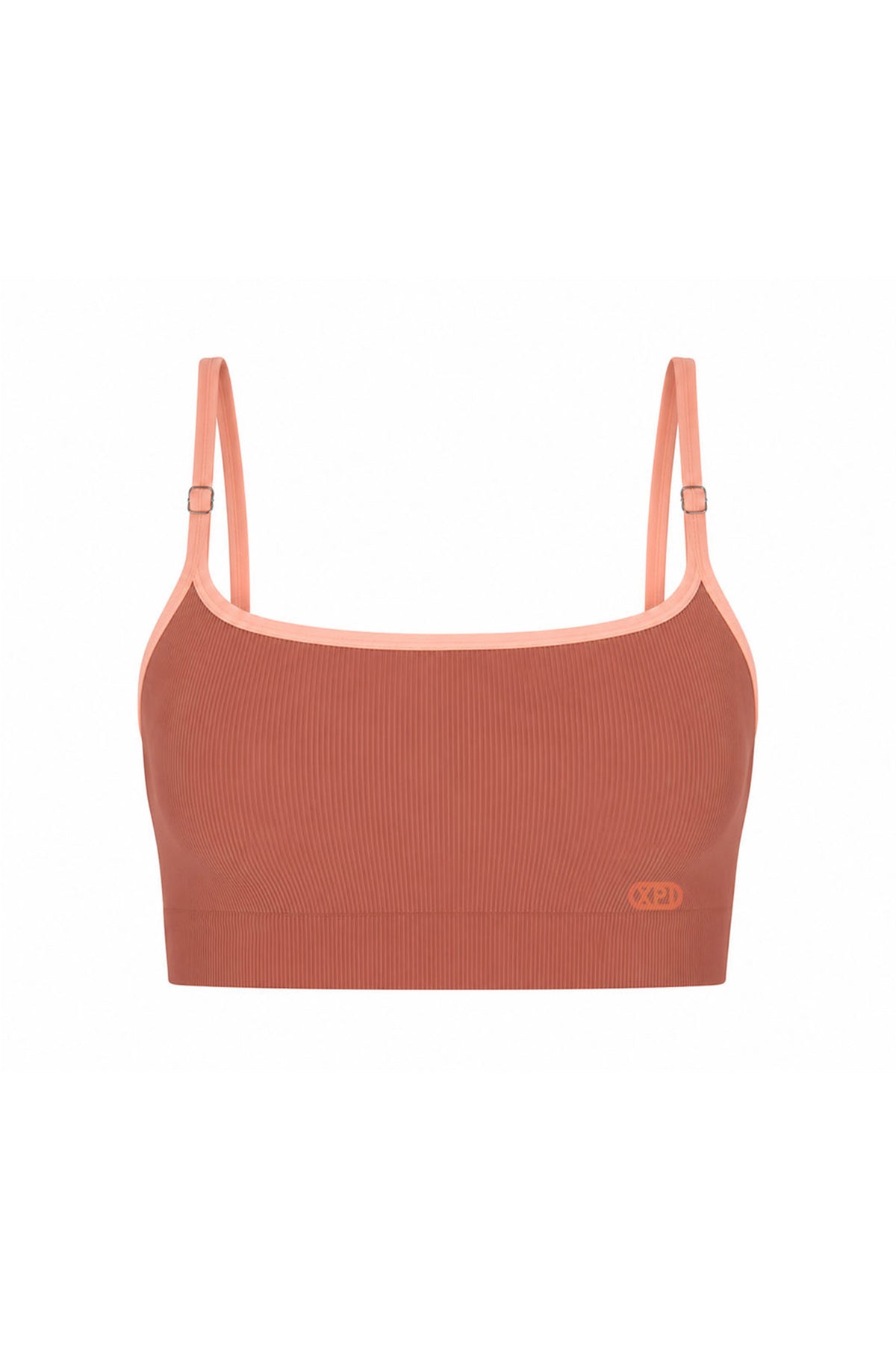 THE EXPERIENCE STRAP TOP LOW - TERRACOTA & PEACH NEON