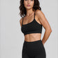 MOONLESS NIGHT RIBBED -  STRAP TOP