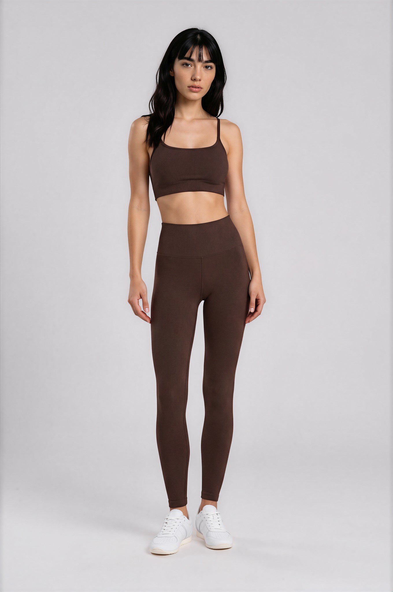 *NEW DROP* CACAO - RIBBED LEGGINGS