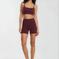 BURGUNDY - STRAP TOP