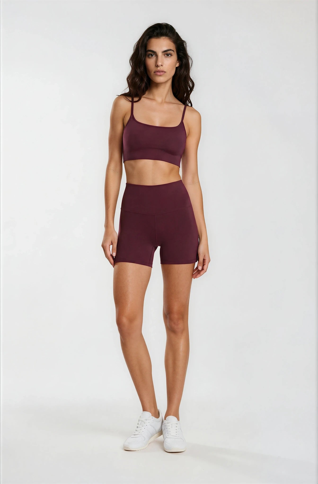 BURGUNDY - STRAP TOP