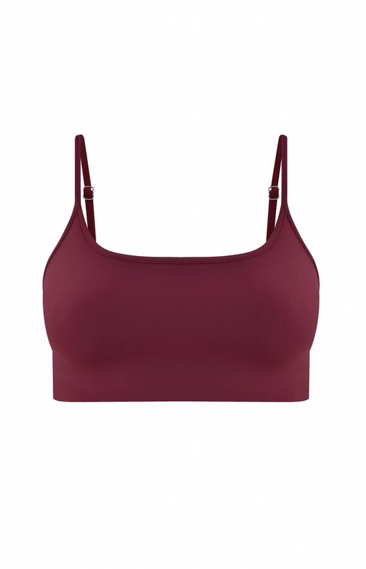 STRAP TOP - BURGUNDY