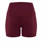 BURGUNDY MINI BIKER SHORTS