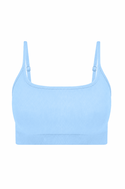 * NEW DROP * CLEAR SKY  STRAP TOP LOW