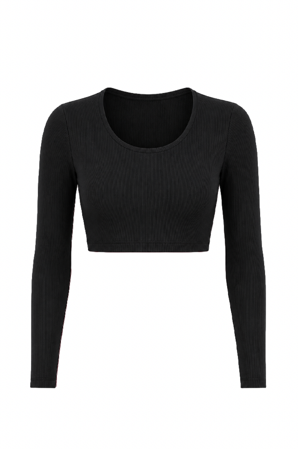 MOONLESS NIGHT - LONG SLEEVE RIBBED TOP