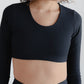 LONG SLEEVE RIBBED TOP