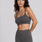 * NEW DROP * GRAPHITE RIBBED  STRAP TOP