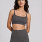 * NEW DROP * GRAPHITE RIBBED  STRAP TOP
