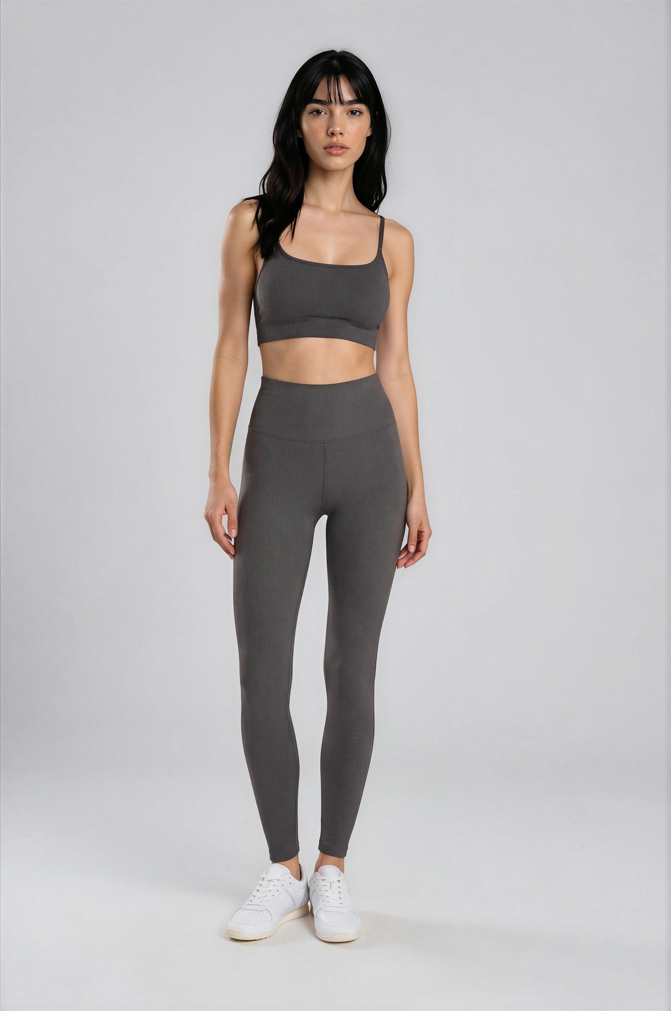 * NEW DROP * GRAPHITE RIBBED - TIMELESS LEGGINGS
