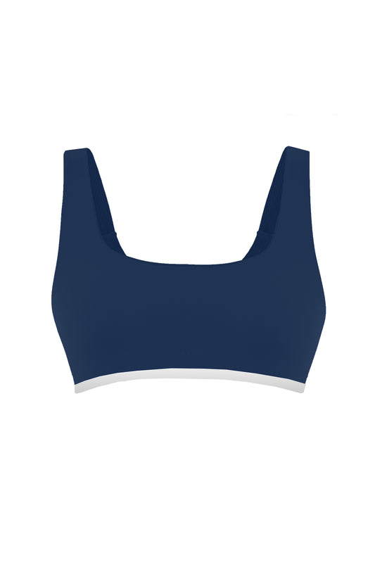 TIMELESS BRA - DEEP OCEAN & WHITE STRIPE