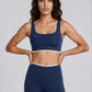 DEEP OCEAN & WHITE STRIPE - TIMELESS BRA
