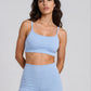 * NEW DROP * CLEAR SKY RIBBED BIKER SHORTS