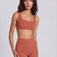 TERRACOTA - RIBBED TIMELESS BRA